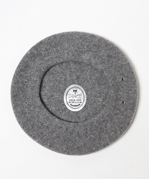 CPH（シーピーエイチ）の「C-PLUS HEADWEARS: ウールベレー帽（ハンチング/ベレー帽・メンズ・ネイビー/グリーン/ブラック/ワイン/グレー/ダークブルー/グレー系その他/ダークグレー/コバルトブルー・ONE SIZE）」の15枚目の写真