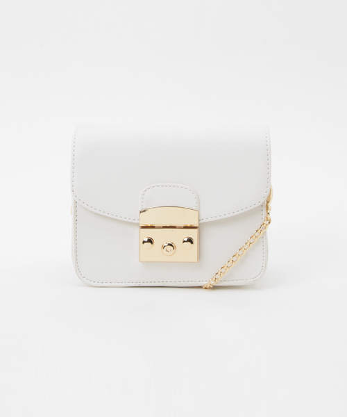 KOBE LETTUCE（コウベレタス）の「今季もやっぱりMiniバッグ♪大人Ladyなstyleに！2way☆チェーンミニショルダーバッグ/レディース/神戸レタス[B1030]（ショルダーバッグ・レディース・ベージュ/コーラル/サックスブルー/ブラック/グレー系その他/ピンク系その他/ピンク/レモンイエロー/オフホワイト/グリーン/チェリーピンク/レッド/パープル/ボルドー/レオパード/イエロー・FREE）」の2枚目の写真