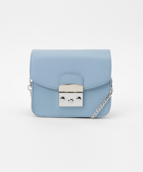 KOBE LETTUCE（コウベレタス）の「今季もやっぱりMiniバッグ♪大人Ladyなstyleに！2way☆チェーンミニショルダーバッグ/レディース/神戸レタス[B1030]（ショルダーバッグ・レディース・ベージュ/コーラル/サックスブルー/ブラック/グレー系その他/ピンク系その他/ピンク/レモンイエロー/オフホワイト/グリーン/チェリーピンク/レッド/パープル/ボルドー/レオパード/イエロー・FREE）」の7枚目の写真