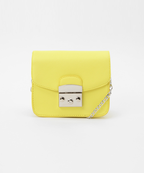 KOBE LETTUCE（コウベレタス）の「今季もやっぱりMiniバッグ♪大人Ladyなstyleに！2way☆チェーンミニショルダーバッグ/レディース/神戸レタス[B1030]（ショルダーバッグ・レディース・ベージュ/コーラル/サックスブルー/ブラック/グレー系その他/ピンク系その他/ピンク/レモンイエロー/オフホワイト/グリーン/チェリーピンク/レッド/パープル/ボルドー/レオパード/イエロー・FREE）」の10枚目の写真