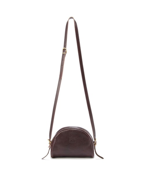 IL BISONTE(イルビゾンテ)の「IL BISONTE / ORIGINAL LEATHER / クロスボディバッグ(ショルダーバッグ・レディース・ブラック/ダークブラウン/ネイビー/グレー/オリーブ/レッド/ライトブラウン/ナチュラル/グリーン/オレンジ/レンガ・FREE)」の3枚目の写真