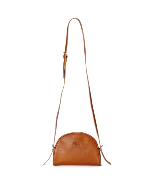 IL BISONTE(イルビゾンテ)の「IL BISONTE / ORIGINAL LEATHER / クロスボディバッグ(ショルダーバッグ・レディース・ブラック/ダークブラウン/ネイビー/グレー/オリーブ/レッド/ライトブラウン/ナチュラル/グリーン/オレンジ/レンガ・FREE)」の4枚目の写真