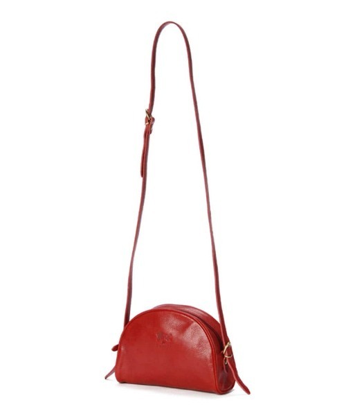 IL BISONTE（イルビゾンテ）の「IL BISONTE / ORIGINAL LEATHER / SHOULDER BAG（ショルダーバッグ・レディース・ブラック/ダークブラウン/ネイビー/グレー/オリーブ/レッド/ライトブラウン/ナチュラル/グリーン/オレンジ/レンガ・FREE）」の22枚目の写真