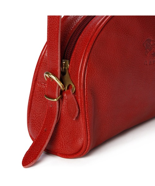 IL BISONTE(イルビゾンテ)の「IL BISONTE / ORIGINAL LEATHER / クロスボディバッグ(ショルダーバッグ・レディース・ブラック/ダークブラウン/ネイビー/グレー/オリーブ/レッド/ライトブラウン/ナチュラル/グリーン/オレンジ/レンガ・FREE)」の16枚目の写真