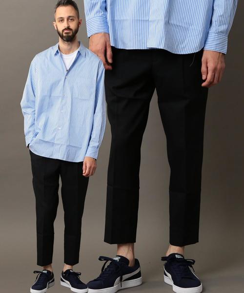 BEAUTY&YOUTH UNITED ARROWS(ビューティーアンドユースユナイテッドアローズ)の「BY ワイドテーパード アンクルパンツ(その他パンツ・メンズ・ブラック/ベージュ/ネイビー・X-LARGE/LARGE/MEDIUM/SMALL)」の3枚目の写真