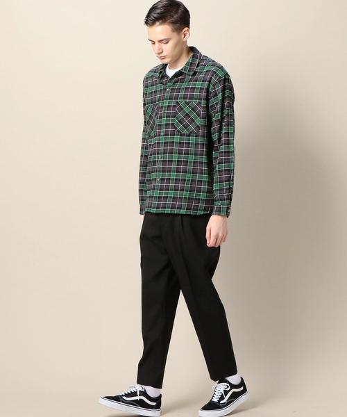 BEAUTY&YOUTH UNITED ARROWS(ビューティーアンドユースユナイテッドアローズ)の「BY ワイドテーパード アンクルパンツ(その他パンツ・メンズ・ブラック/ベージュ/ネイビー・X-LARGE/LARGE/MEDIUM/SMALL)」の7枚目の写真