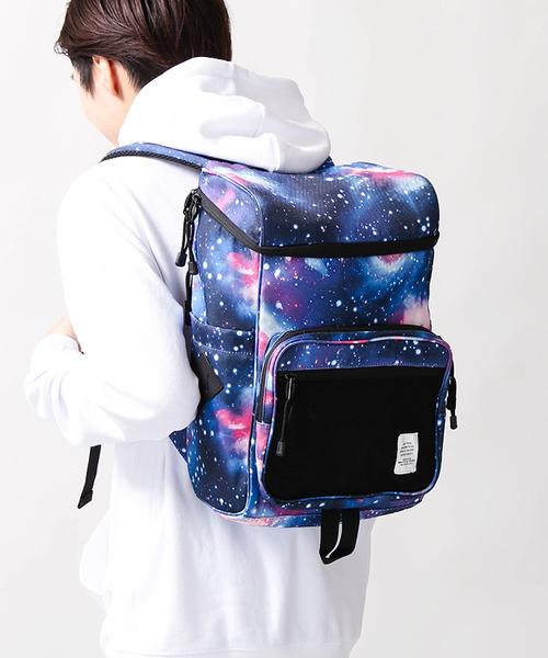 WEGO（ウィゴー）の「WEGO/メッシュコンビバケットデイパック（バックパック/リュック・メンズ・ブラック/その他1/その他2・FREE）」の3枚目の写真