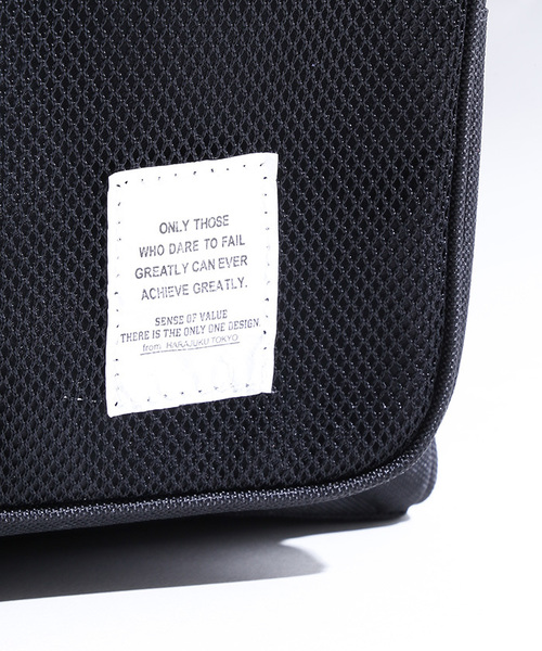 WEGO（ウィゴー）の「WEGO/メッシュコンビバケットデイパック（バックパック/リュック・メンズ・ブラック/その他1/その他2・FREE）」の5枚目の写真