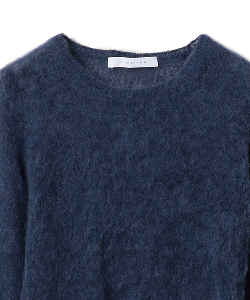 ESTNATION（エストネーション）の「ESTNATION アルパカシャギー クルー