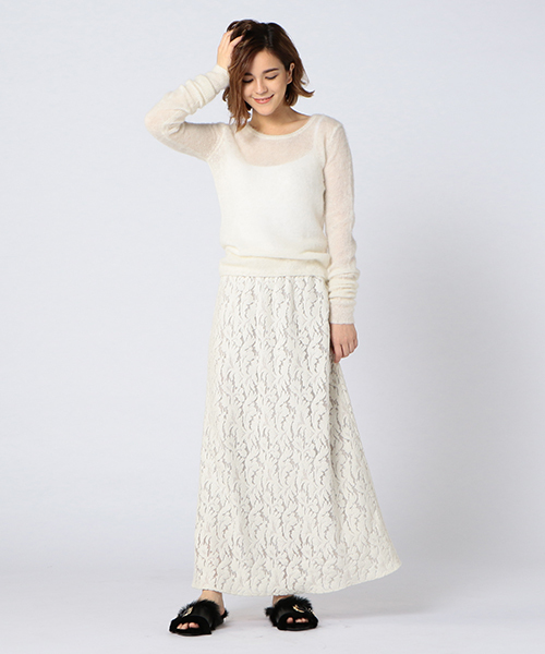 ESTNATION（エストネーション）の「ESTNATION アルパカシャギー クルー