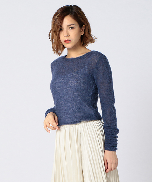 ESTNATION（エストネーション）の「ESTNATION アルパカシャギー クルー