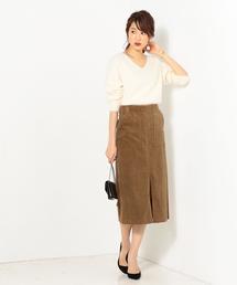 Jewel Changes | ★JC コードストレッチ スリット タイトスカート(スカート)