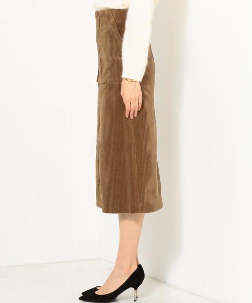 Jewel Changes（ジュエルチェンジズ）の「★JC コードストレッチ スリット タイトスカート（スカート・レディース・ダークブラウン/コバルトブルー・38/34/36）」の14枚目の写真