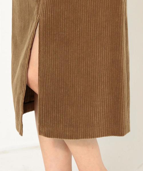 Jewel Changes（ジュエルチェンジズ）の「★JC コードストレッチ スリット タイトスカート（スカート・レディース・ダークブラウン/コバルトブルー・38/34/36）」の9枚目の写真