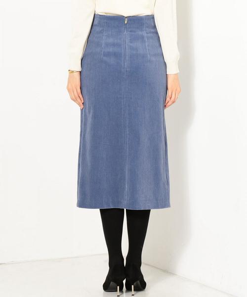 Jewel Changes（ジュエルチェンジズ）の「★JC コードストレッチ スリット タイトスカート（スカート・レディース・ダークブラウン/コバルトブルー・38/34/36）」の12枚目の写真