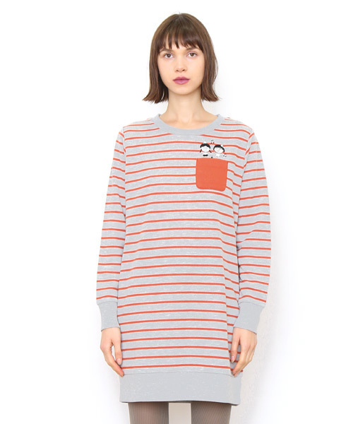 Graniph デザイン ティーシャツ ストア グラニフ の コラボレーションスウェットワンピース ちびまる子ちゃん パーティー ワンピース Wear