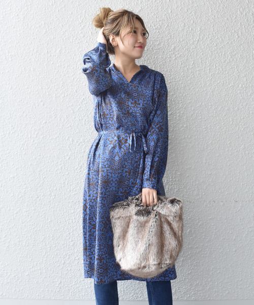 Liflattie Ships リフラティ シップス の Liflattie Ships フラワー プリント ワンピース ワンピース Wear