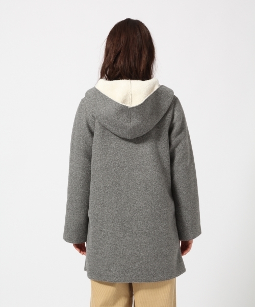 GLOBAL WORK(グローバルワーク)の「ボアボンディングコート/759652(その他アウター・レディース・ダークグレー/ベージュ/ネイビー・LARGE/MEDIUM)」の8枚目の写真