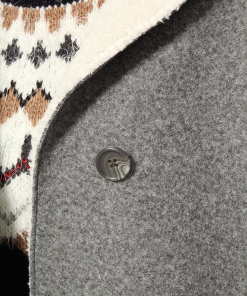 GLOBAL WORK(グローバルワーク)の「ボアボンディングコート/759652(その他アウター・レディース・ダークグレー/ベージュ/ネイビー・LARGE/MEDIUM)」の17枚目の写真