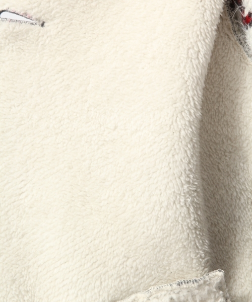 GLOBAL WORK(グローバルワーク)の「ボアボンディングコート/759652(その他アウター・レディース・ダークグレー/ベージュ/ネイビー・LARGE/MEDIUM)」の5枚目の写真