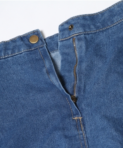 WEGO（ウィゴー）の「デニムサークルスカート（デニムスカート・レディース・インディゴブルー/ダークインディゴブルー/ライトインディゴブルー/ホワイト/ライトパープル・MEDIUM/LARGE）」の11枚目の写真