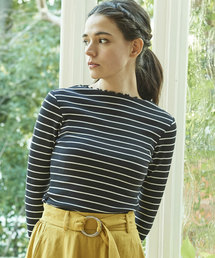 earth music&ecology | 【2018ver】ボーダーボーダーテレコプルオーバー ★(Tシャツ/カットソー)