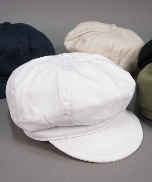 FUNALIVE(ファンアライブ)の「SI Original ツイルキャスケット(キャスケット・メンズ・ネイビー/ホワイト/ベージュ/オリーブドラブ/ブラック・FREE)」の2枚目の写真