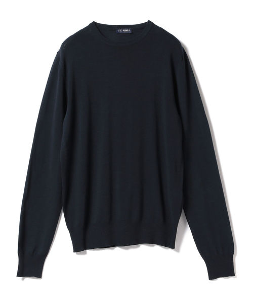 【スーパーセール】 BEAMS F 44 グレー セーター コットンニット ビームスエフ トップス