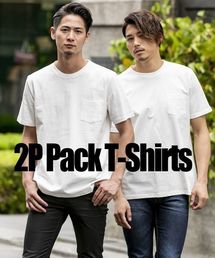 ADMIX/ATELIER SAB MEN | 2枚セット Tシャツ ホワイトT(無地・プリント)(Tシャツ/カットソー)