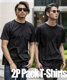 ADMIX/ATELIER SAB MEN | 2枚セット Tシャツ ホワイトT（無地・プリント）(Tシャツ/カットソー)