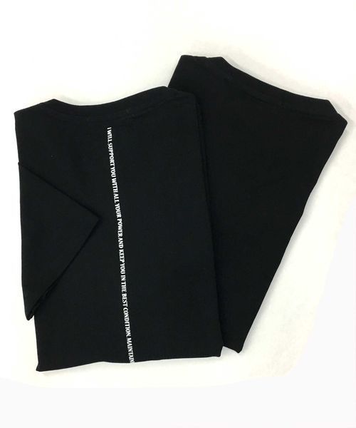 ADMIX/ATELIER SAB MEN（アドミックスアトリエサブメン）の「2枚セット Tシャツ ホワイトT（無地・プリント）（Tシャツ/カットソー・メンズ・ブラック/オフホワイト・48/50/52）」の5枚目の写真