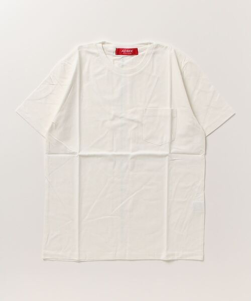 ADMIX/ATELIER SAB MEN（アドミックスアトリエサブメン）の「2枚セット Tシャツ ホワイトT（無地・プリント）（Tシャツ/カットソー・メンズ・ブラック/オフホワイト・48/50/52）」の18枚目の写真