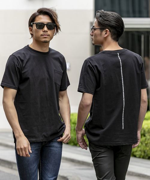 ADMIX/ATELIER SAB MEN（アドミックスアトリエサブメン）の「2枚セット Tシャツ ホワイトT（無地・プリント）（Tシャツ/カットソー・メンズ・ブラック/オフホワイト・48/50/52）」の7枚目の写真