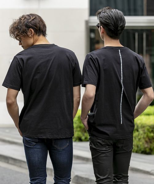 ADMIX/ATELIER SAB MEN（アドミックスアトリエサブメン）の「2枚セット Tシャツ ホワイトT（無地・プリント）（Tシャツ/カットソー・メンズ・ブラック/オフホワイト・48/50/52）」の6枚目の写真
