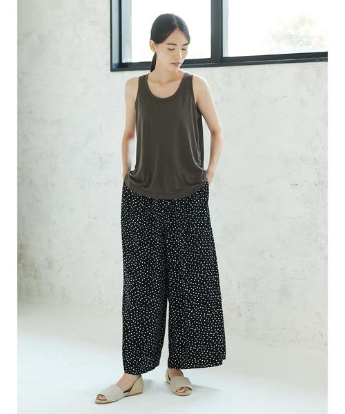 AMERICAN HOLIC（アメリカンホリック）の「・バックギャザーノースリーブロングプルオーバー（Tシャツ/カットソー・レディース・チャコールグレー/ブラック/オフホワイト/カーキ・FREE）」の9枚目の写真