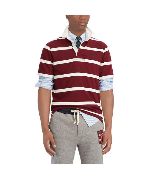 POLO RALPH LAUREN（ポロ ラルフ ローレン）の「アイコニック ラグビー シャツ（ポロシャツ・メンズ・グリーン系3/ネイビー系5/レッド系2・SMALL/MEDIUM/LARGE）」の11枚目の写真