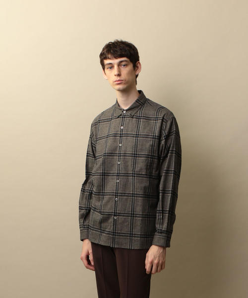 新品★＜Steven Alan＞ リバティ シングルニードル シャツ LOOSE 新品☆＜Steven Alan＞ リバティ シングルニードル シャツ LOOSE