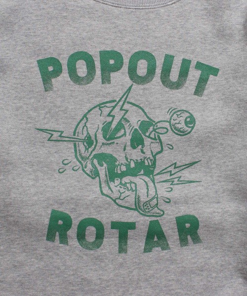 ROTAR(ローター)の「POPOUT Sweat スウェット トレーナー 裏起毛(スウェット・メンズ・ブラック/ヘザーグレー・SMALL/MEDIUM/LARGE/X-LARGE)」の4枚目の写真