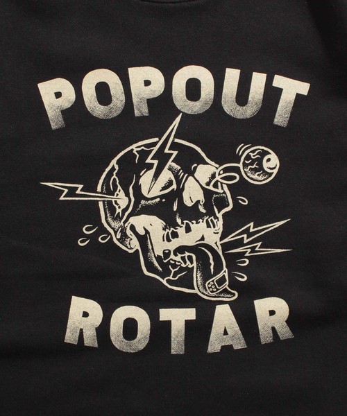 ROTAR(ローター)の「POPOUT Sweat スウェット トレーナー 裏起毛(スウェット・メンズ・ブラック/ヘザーグレー・SMALL/MEDIUM/LARGE/X-LARGE)」の3枚目の写真