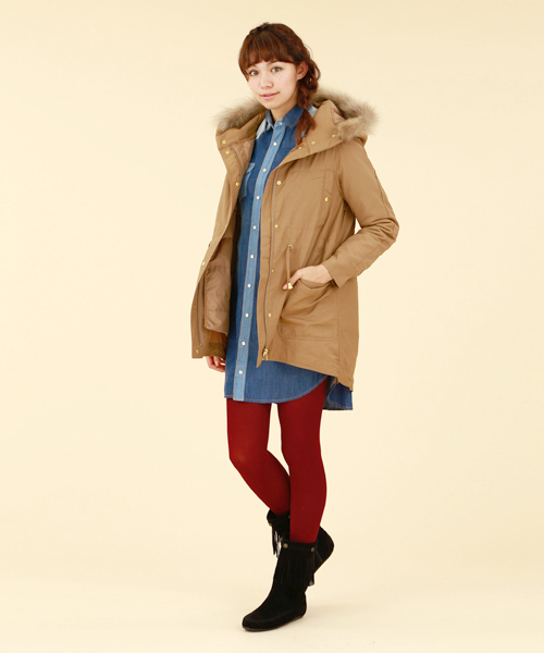 BEAMSモッズコート BEAMS HEART通信vol.61》ミリタリーモッズコートどっち派