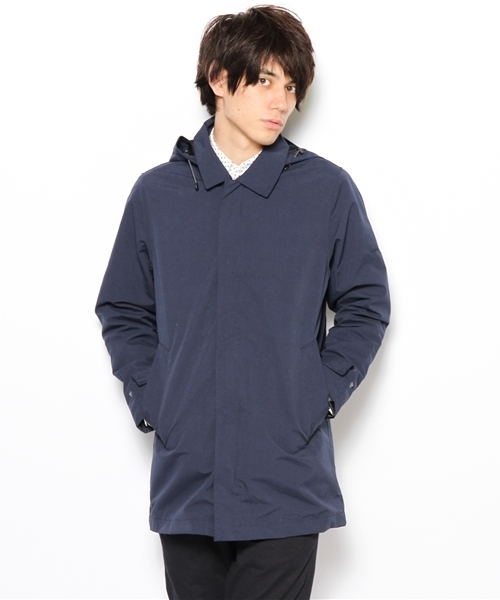 coen（コーエン）の「3レイヤーステンカラーコート（ステンカラーコート・メンズ・マスタード/ダークグリーン/ネイビー・X-SMALL/SMALL/MEDIUM/LARGE/X-LARGE）」の2枚目の写真