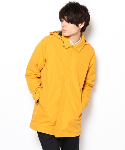 coen（コーエン）の「3レイヤーステンカラーコート（ステンカラーコート・メンズ・マスタード/ダークグリーン/ネイビー・X-SMALL/SMALL/MEDIUM/LARGE/X-LARGE）」の3枚目の写真