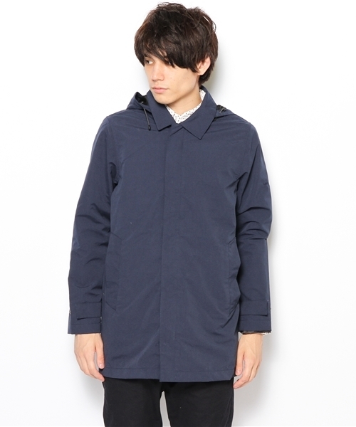 coen（コーエン）の「3レイヤーステンカラーコート（ステンカラーコート・メンズ・マスタード/ダークグリーン/ネイビー・X-SMALL/SMALL/MEDIUM/LARGE/X-LARGE）」の4枚目の写真