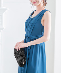 Fashion Letter | 2WAYサテンフラワー 結婚式バッグ(クラッチバッグ)