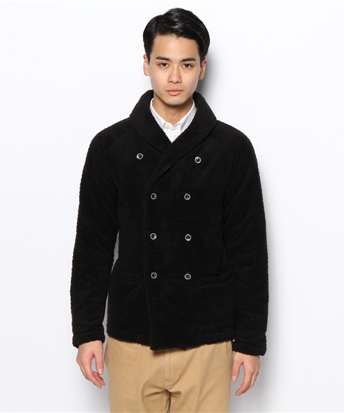 EDIFICE(エディフィス)の「◇サーモライトダブル起毛ラグランショールWJK(その他アウター・メンズ・ブラック/ブルー系その他/グレー・46/48/50/44)」の4枚目の写真