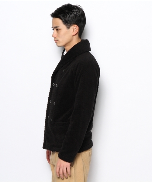 EDIFICE(エディフィス)の「◇サーモライトダブル起毛ラグランショールWJK(その他アウター・メンズ・ブラック/ブルー系その他/グレー・46/48/50/44)」の5枚目の写真