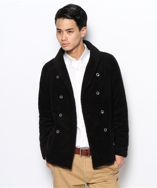 EDIFICE(エディフィス)の「◇サーモライトダブル起毛ラグランショールWJK(その他アウター・メンズ・ブラック/ブルー系その他/グレー・46/48/50/44)」の7枚目の写真