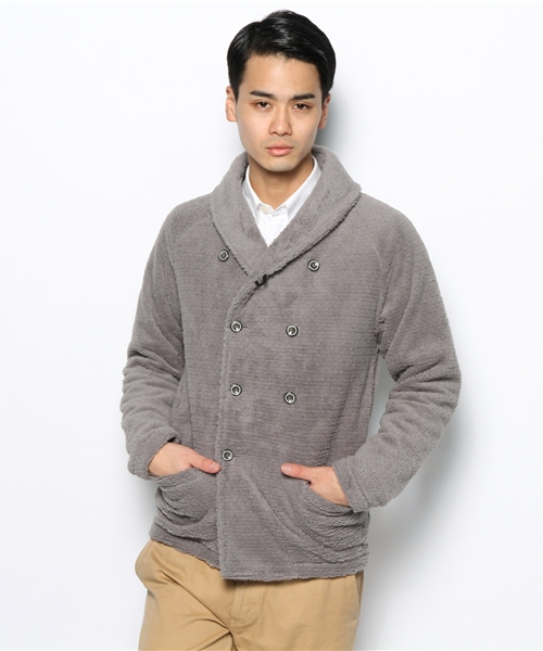 EDIFICE(エディフィス)の「◇サーモライトダブル起毛ラグランショールWJK(その他アウター・メンズ・ブラック/ブルー系その他/グレー・46/48/50/44)」の13枚目の写真