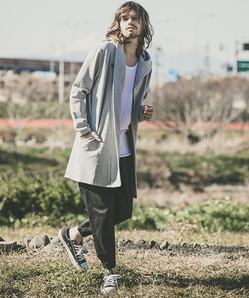 CAMBIO（カンビオ）の「mp6823-ワイドタックテーパードパンツ（その他パンツ・メンズ・ブラック/オリーブ/チャコール・S/M/L）」の9枚目の写真