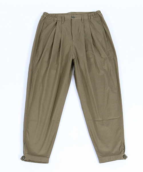 CAMBIO（カンビオ）の「mp6823-ワイドタックテーパードパンツ（その他パンツ・メンズ・ブラック/オリーブ/チャコール・S/M/L）」の10枚目の写真